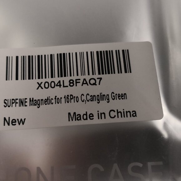 SUPFINE Magnetic for iPhone 16 Pro Case. Green Slim Translucent Matte Shockproof - Picture 8 of 8